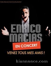 Enrico Macias en concert à la Palestre le 22 Mars 2014