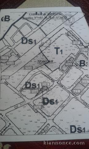 Terrain 2150 m² zone villa à vendre à Sable d\