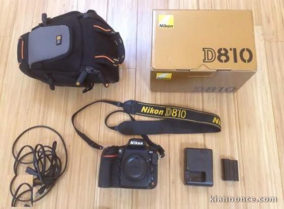 Nikon d810 bon etat avec accesoir