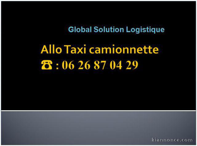 taxi camionnette Paris 0626870429