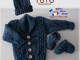 Patron à tricoter Gilet bb Irlandais, bonnet, chaussons explicati